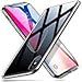 ESR iPhone X Case, 9H Tempered Glass Back Cover [Mimics The Glass Back of The iPhone X][Scratch-Resistant] + Soft Silicone Bumper [Shock Absorption] for iPhone X/iPhone 10(Black)