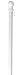 Briarwood Lane 56" White Metal Flag Pole for House Flags primary