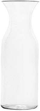 Blazun PS-A25 Unbreakable Polycarbonate Carafe With Lid Barware (Set of 4), 33.5 oz, Clear