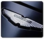 Mouse pads,(Black)10 X 12 X 0.12in,[Natural rubber,Precision Fabric]Personality Desings Gaming Mouse Pad,surface of the polyester£¬prevent deformation- Aston Martin Emblem