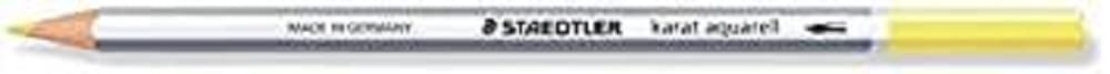 Staedtler Karat Aquarell 125-12 Professional Watercolour Pencils - Lemon (Pack of 6)