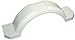 Tie Down White Plastic Trailer Fenders – High Impact Polyethylene – For 14‑15” Wheel Rims (Requires 11” Overall Tire Diameter) – 45” L x 11.38” W x 11” H (1 Replacement Fender)