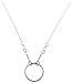 Dogeared Sterling Silver Classic Original Karma 16