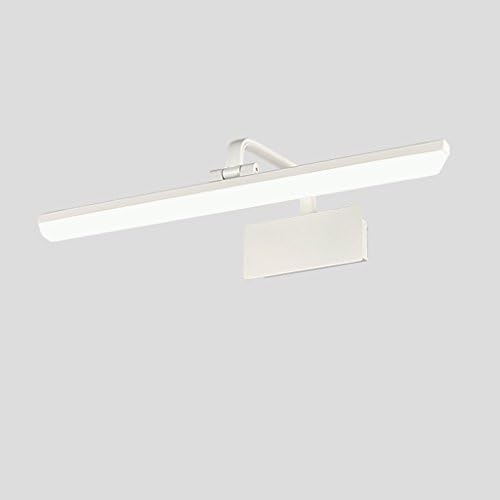 European Mirror Light LED, Anti-Fog Bathroom Mirror Headlight, Bedroom Mirror Cabinet Light, Acrylic Wall Washer, Bathroom Wash Lamp, White Light (White) (Size : L60cm White Light)