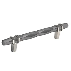 Amerock | Cabinet Pull | Black Chrome/Satin Nickel