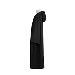 EONPOW Wizard Tunic Hooded Robe Halloween Cloak