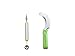 New Watermelon Slicer Corer Server Watermelon Carving Knife Baller Anti-Slip Stainless Steel Watermelon Slicer Corer Tongs With Plastic Handle Camping Outdoors