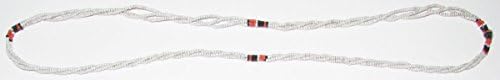 Maasai Three Strand White Necklace