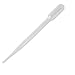 6 Pack - Roll on Glass Bottle - Clear 10ml w/ 2 Clear Pipette for Essential Oil - Aromatherapy Perfume Bottles - Refillable Slim with Cap