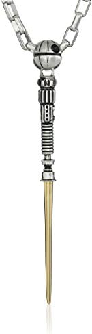 Star Wars by Han Cholo Unisex Obi-Wan Saber Pendant Necklace, 15"
