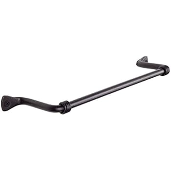 RTZEN Fancy Wrought Iron Hand Towel Holder | Decorative 13'' Rot Towel Bar Rack for Kitchen, Bathroom etc. | Wall Mount Dish Towel Rod Hanger | Metal Handmade Décor | Easy Installation