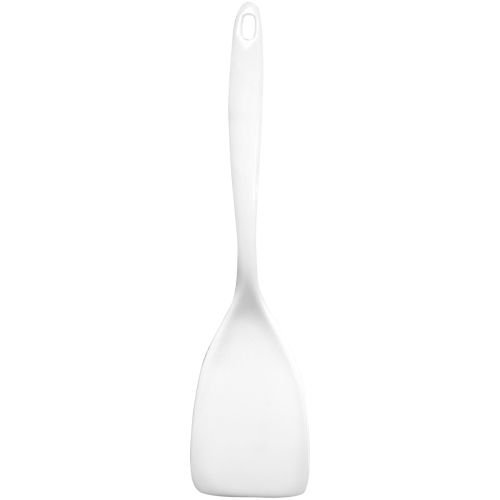 White Melamine Solid Spatula 11 3/8 Inches Tall 2 11/16 Inches Wide