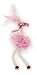 SmartyKat Flamingo Flip Feather Cat Toy, Contains Silvervine & Catnip - Pink, Small