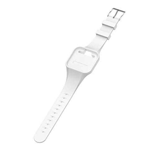 huanban072 Silicone Watch Band Replacement Wrist Strap Wristwatch for GolfBuddy Voice GPS Voice 2 Golf GPS/Rangefinder (White)