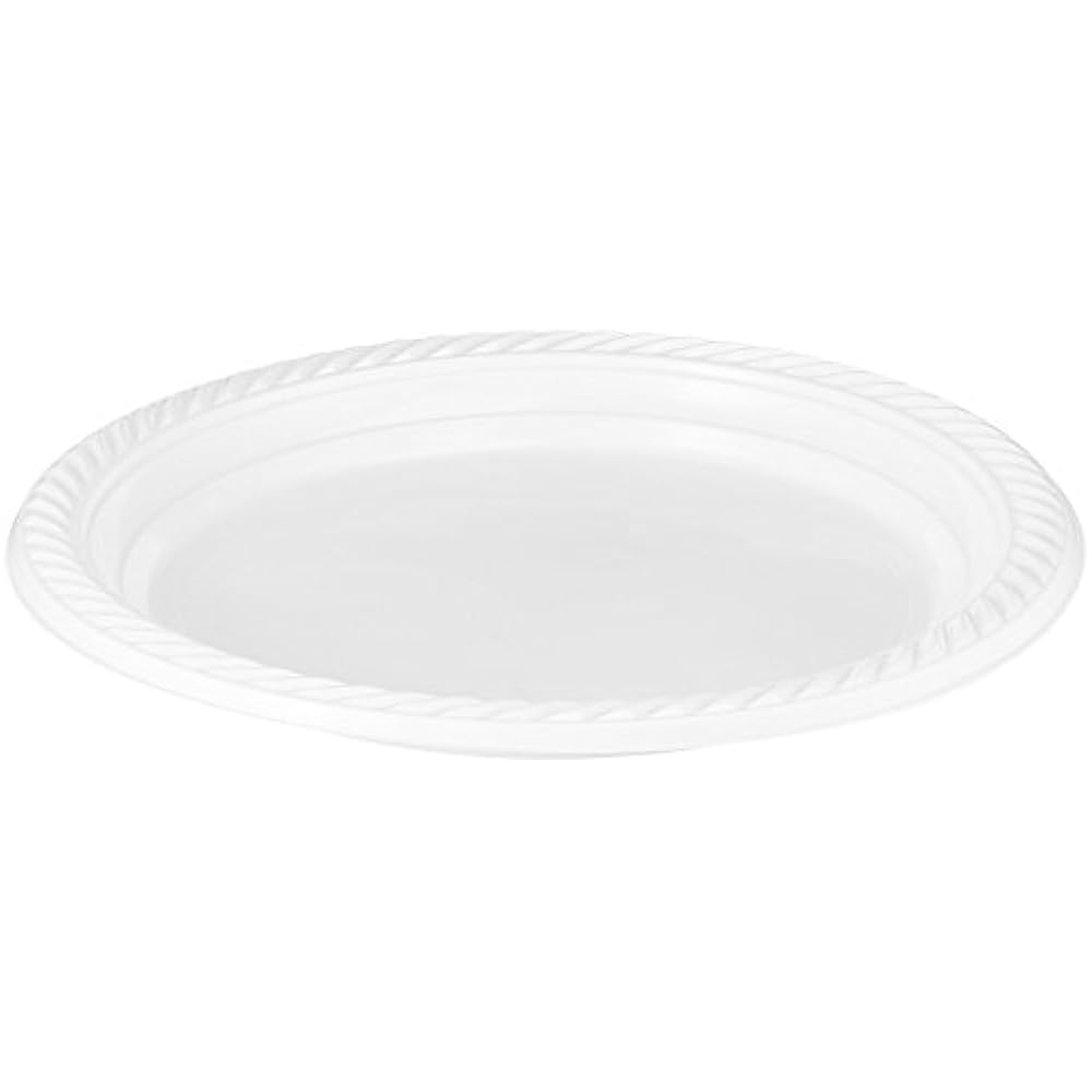 100 Plates Count Disposable Plastic Heavy Weight Microwave Safe 9&39&39