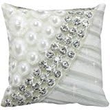 Bling Diamonds Pearls And Silk In Whites Rc51d8fa28dd84db788dd2701a9e34ca2 I52ni 8byvr Pillow Case