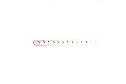 20Pcs Silver Plated 13-Hole Flat Beads Spacer Bar 28x2.5mm