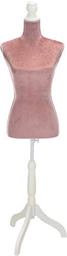 160cm Tall Pink Velvet Body Mannequin