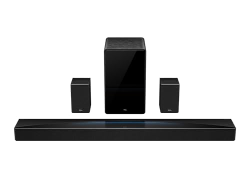 TCL Iconic Home Theater Soundbar with 7.1.4 Channels Q85H Pro -AI Sonic Adaptation Tutti Choral - 860W Max Power