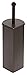 Blue Donuts Angled Powder Coated Bronze Toilet Brush
