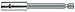 Wera - 5053458001 Hexagon 899/4/1 Stainless Steel Sleeve, Universal Bit Holder 1/4