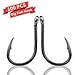 SCIMO 100PCS Fishing Hooks, Circle Hooks, Portable Plastic Box, Be Applicable Fresh Water/Sea Water 2/0# 3/0# 4/0# 5/0# 6/0#