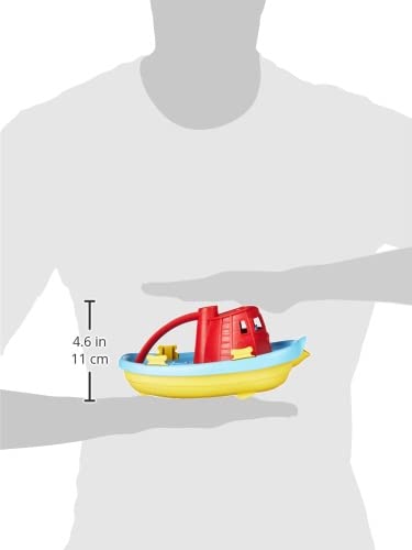 Green Toys Tug Boat - Red Bath Toy Made From Recycled Materials