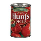 HUNT’S 100% NATURAL DICED TOMATOES 14.5 OZ