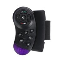 Leaftree Universal Steering Wheel IR Remote Control for Car CD DVD TV Mp5 Player，Black - Thumbnail 6