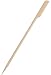 Lawei 500 pack Bamboo Kabob Skewers - 7 inch Bamboo Barbecue Skewers BBQ Picks Paddle Skewers for Outdoor Grilling Meat Chicken, Shrimp, Vegetable BBQ