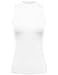 Fifth Parallel Threads Rayon Spandex Sleeveless Mock Neck Top White L