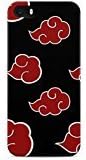 Iphone 6 Case,Naruto Akatsuki Clan Cloud Symbol Pattern LES Custom TPU Rubber Cell Case Cover