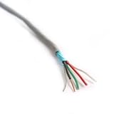 18/4 Awg Shielded Speaker Wire/Security Cable/CNC Stepper Motor - Sold 50 Ft Increments - Stranded with Drain Wire and Aluminum Shield - CL2 CL2R CMR and In Wall and UV Rated/Protected for Outdoor Above Grade Installations - Made in the USA 18 Gauge by the foot
