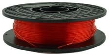 1.75mm Translucent Red PLA 1lb (.45kg) Spool 3D Printer Filament