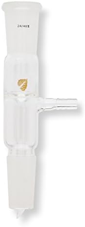 Goldleaf Scientific GLA024TO Vertical Vacuum Take Off Adapter with 24/40 Standard Taper Joints &amp; 10mm Hose Barb