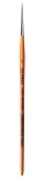 da Vinci Watercolor Series 1520 Paint Brush, Round Pure Red Sable with Short Brown Lacquered Handle, Size 1