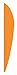 Bohning X-Vanes (Pack of 36), Neon Orange, 3-Inch