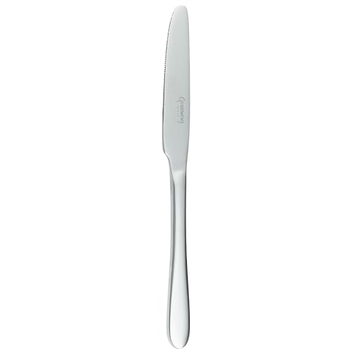 Grunwerg Windsor Table Knives TAKWSR, 18/10 Stainless Steel, Set of 12, Silver