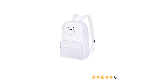 MINI SO Mochila de Moda Polar Blanco - We Bare Bears : Amazon.com.mx: Ropa,  Zapatos y Accesorios