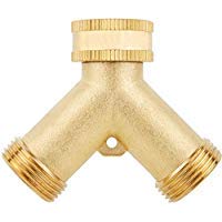Haus & Garten 2-Way Brass Hose Splitter - Thumbnail 5