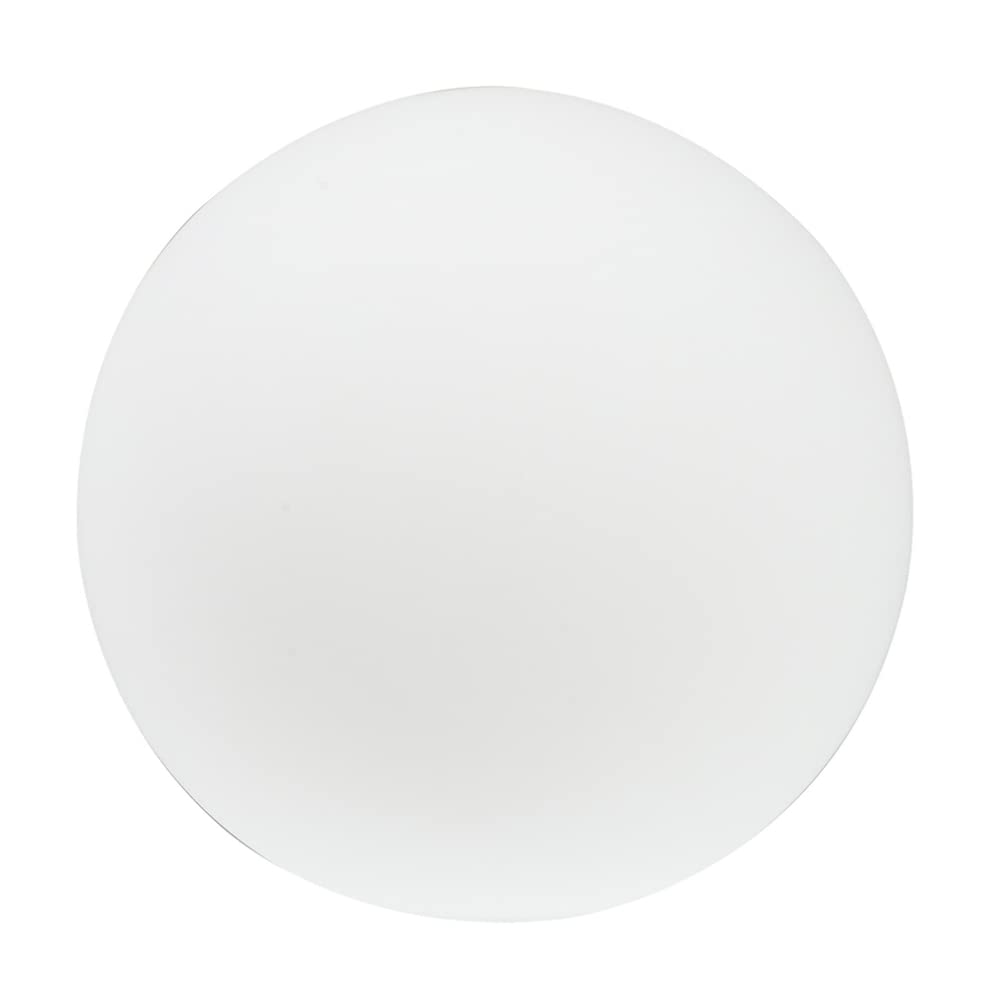 Lurrose White Lamp Shades 1Pc Glass Lamp Shade White Post Globe Round Glass Globe 3cm Hole Ceiling Cover Replacement for Home Decoration (10x10cm) Construction Shade