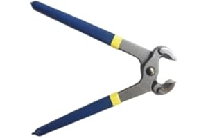 Epidioxi Goats Hoof Nipper 8" Carbon Steel Farrier Tool Multi-Purpose Hoof Trimmers with Plastic Grips for Cattle Sheeps Horses