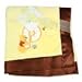 Disney Winnie The Pooh Plush Satin Trim Baby Blanket, Yellow/Brown (Discontinued by Manufacturer)