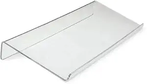 CRAFTSFY Acrylic Keyboard Stand For Office Desk, 4mm Thickness Acrylic Riser Ticker Than Others, Ergonomic Tilted Computer Holder Home Table With Scratch-Free Protection