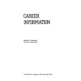 Career Information, Fredrickson, Ronald H., 0131147447