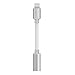 iPhone Headphone Adapter, 8 Pin Apple Lightning to 3.5 mm Headphone Jack Adapter Speaker Connection Converter (Silver)