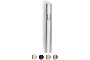 A&S Mezuzot Mezuza Aluminum Waterproof Case Peel & Stick Easy Installation Home Blessing (Silver, 7inch)