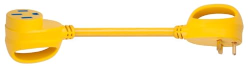 Marinco ParkPower 3050ARV Straight Blade Adapter, 30M to 50F