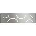 Schluter Rectangular Shelf for Prefabricated Kerdi Board SN/-SNLT Niches - 4mm Thick, Curve Design, Stainless Steel Material, Brushed Stainless Steel Finish - SNS1D6EB