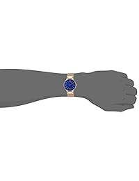 Anne Klein AK   2418cbrg de la mujer Swarovski Crystal Acentuado Rose Gold-Tone Malla Pulsera Reloj